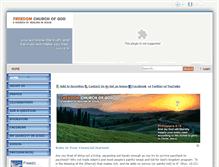 Tablet Screenshot of freedomchurchofgod.webmontonmedia.com
